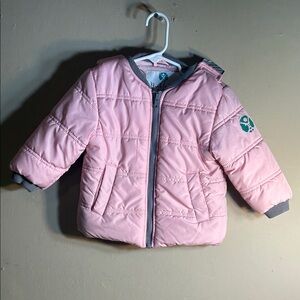 Buckle Me Basics Pink Floral Jacket Toddler 18 Months.